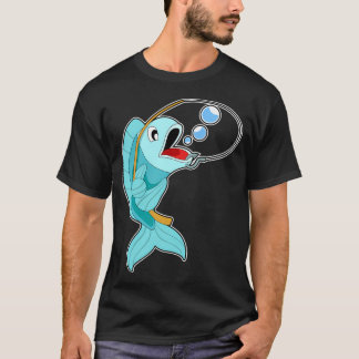 Camiseta Pesca de aleta de tiburón de zanahoria Fisher