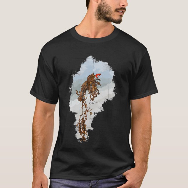 Camiseta pesca de algas Sargassum (Anverso)