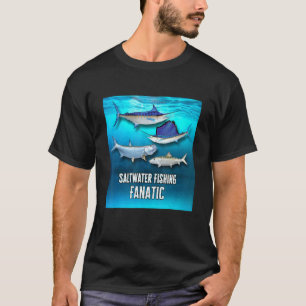 Camiseta Pesca de altura  Pesca en agua salada