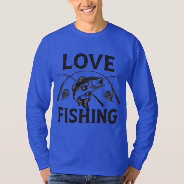 Camiseta "Pesca de amor - Una pasión real" (Anverso)