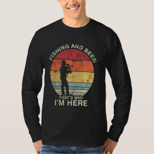 Camiseta Pesca De Angler Y Cerveza Para Pescadores