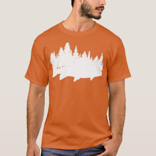 Camiseta Pesca de animales de la naturaleza