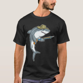 Camiseta Pesca de arpón de pescadores de tiburón