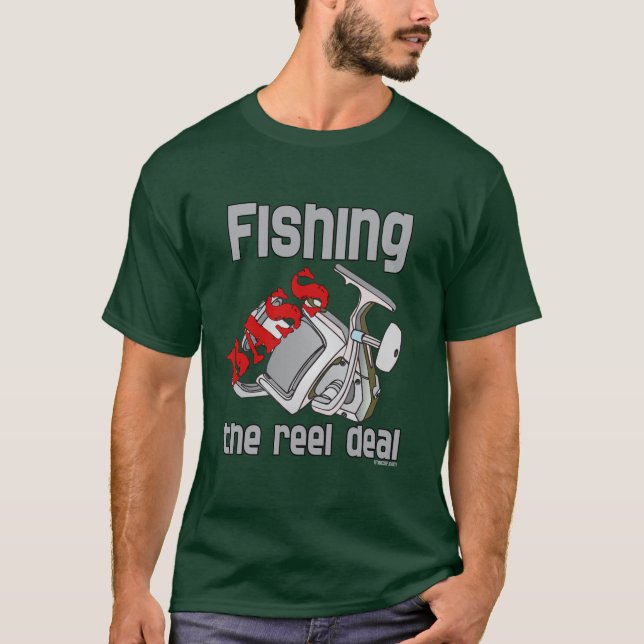 Camiseta Pesca De Bass En El Acuerdo De Los Reel (Anverso)