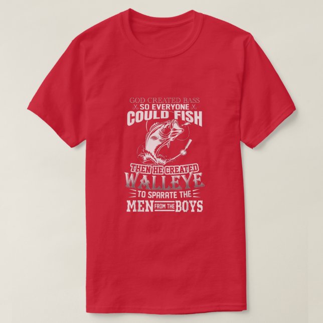 Camiseta Pesca    De BassCamisas De Pesca Para Hombres Para (Diseño del anverso)