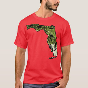 Camiseta Pesca de Big Bass Estado de Florida Largemouth Bas