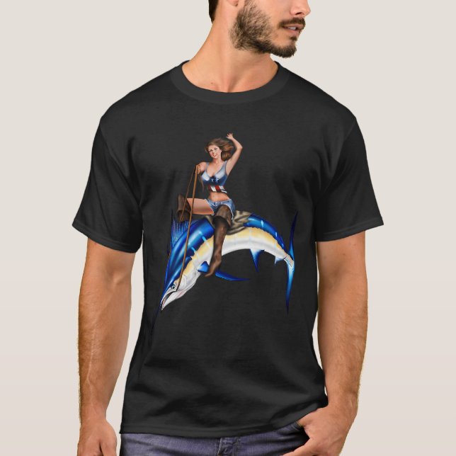 Camiseta pesca de Bigfoot (Anverso)