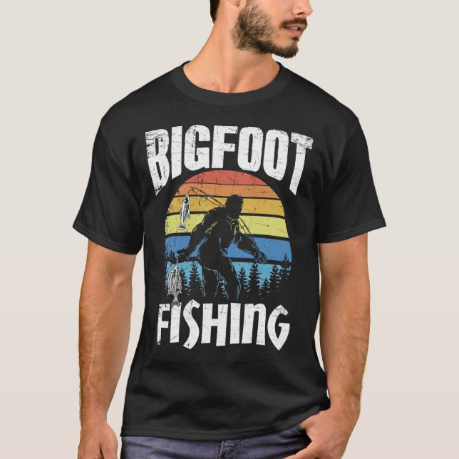 Camiseta Pesca de Bigfoot (Anverso)
