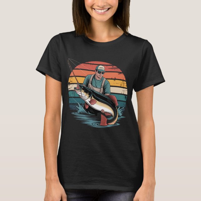 Camiseta pesca de cabeza plana (Anverso)