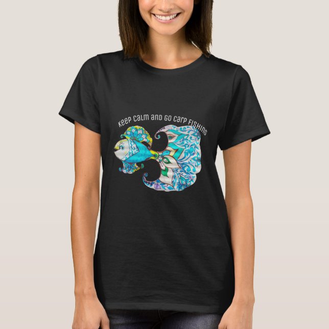 Camiseta Pesca De Calma E Ir De Carpa (Anverso)