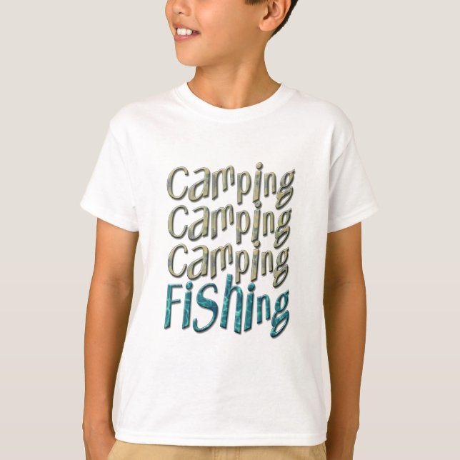Camiseta Pesca de camping (Anverso)