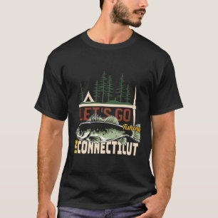 Camiseta Pesca de camping en Connecticut - Conecticu Natura