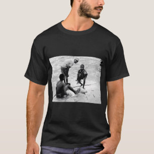Camiseta Pesca de Camuflaje Hombres Chicos Bandera American