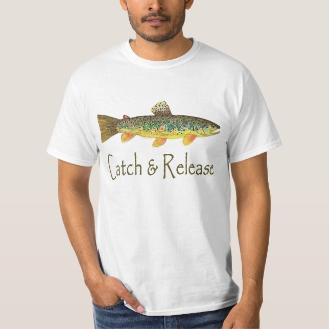 Camiseta Pesca de captura y liberación (Anverso)