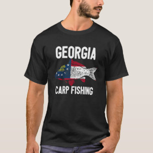 Camiseta Pesca de carpa en Georgia pescador de carpa americ