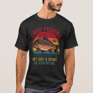 Camiseta Pesca de carpa retro - Aventura deportiva al aire