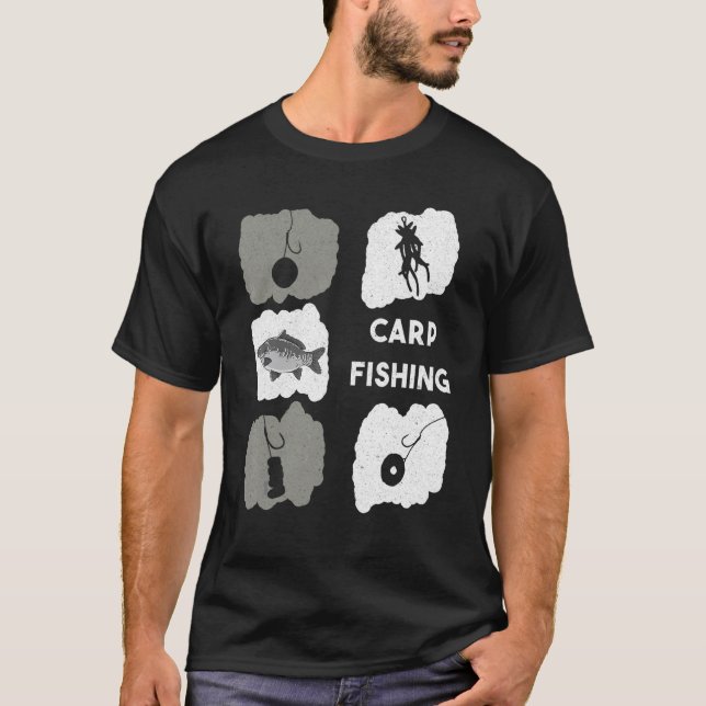 Camiseta Pesca de carpas 1 (Anverso)