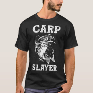Camiseta Pesca de Carpas Pescador de Agua Dulce Asesino de