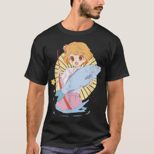 Camiseta Pesca de Chica de anime