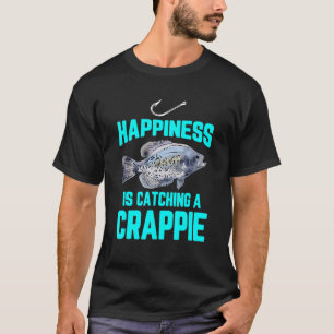 Camiseta Pesca de Crappie Crappie de Agua Dulce