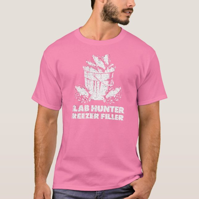 Camiseta Pesca de Crappie en Invierno Cazador de Losas (Anverso)