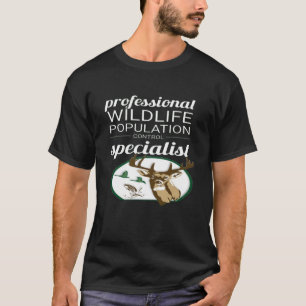 Camiseta Pesca de depredadores de animales silvestres