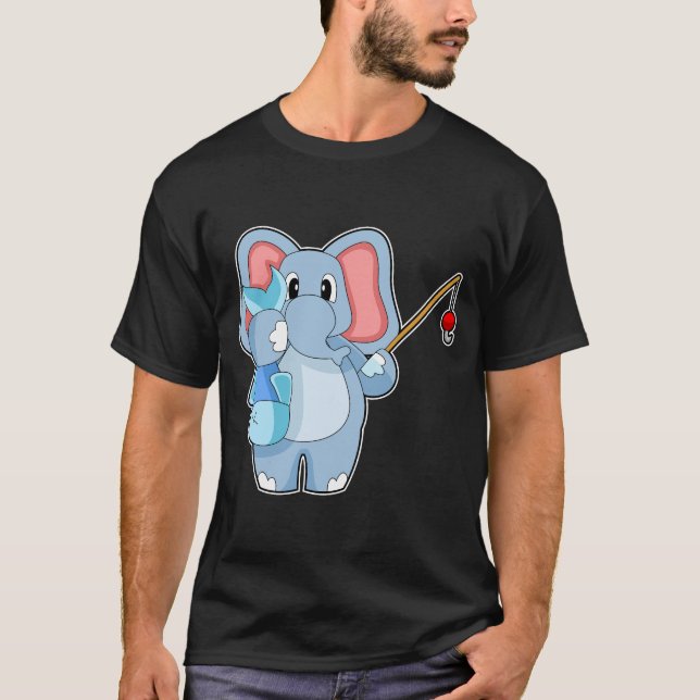 Camiseta Pesca de elefante (Anverso)