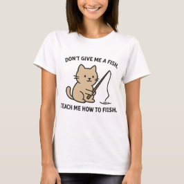 Camiseta Pesca de gato suave - Enséñame a pescar