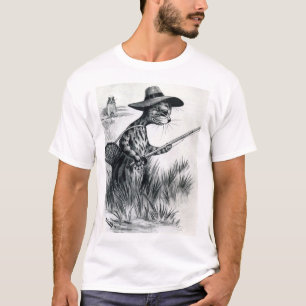 Camiseta Pesca de gatos, Louis Wain