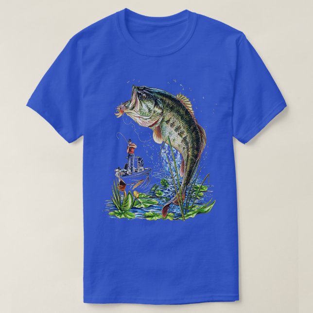 Camiseta Pesca de grandes peces de burro (Diseño del anverso)