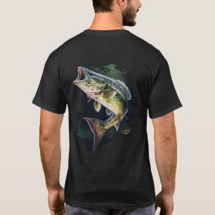Camiseta Pesca de grano de largemouth