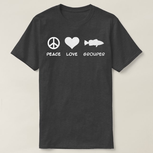 Camiseta Pesca de grupos (Diseño del anverso)