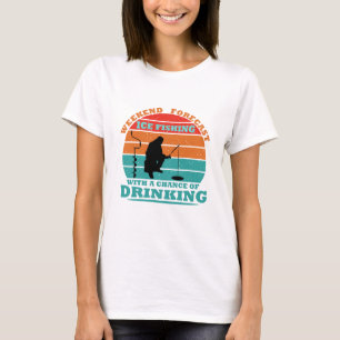 Camiseta Pesca de hielo divertida