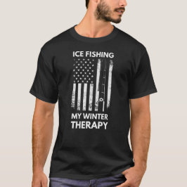 Camiseta Pesca de Hielo Mi Terapia De Invierno