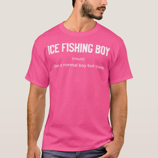 Camiseta Pesca de hielo Niño Nueva Definición Pesca de Hiel (Anverso)