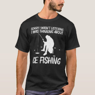 Camiseta Pesca De Hielo Para Hombres Mujeres Pescador De Ag