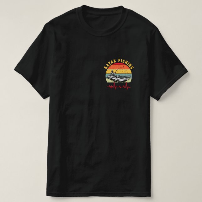 Camiseta Pesca de Kayak (Diseño del anverso)