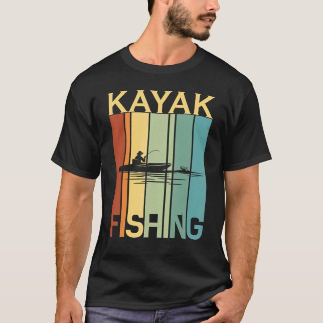 Camiseta Pesca De Kayak Para Hombres Y Mujeres (Anverso)