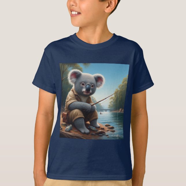 Camiseta Pesca de Koala (Anverso)