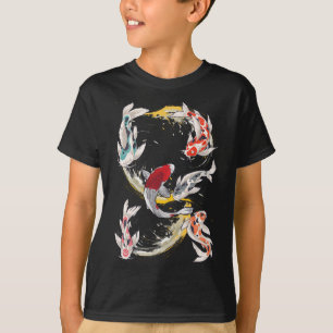 Camiseta Pesca de Koi en Acuicultura Japonesa