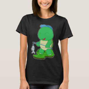 Camiseta Pesca de la barra de pesca de la tortuga