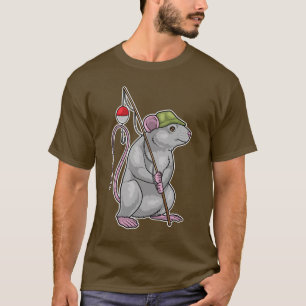 Camiseta Pesca de la barra de pesca Rat Fisher