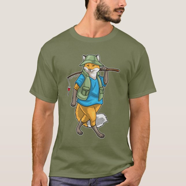 Camiseta Pesca de la barra de pescar Fox Fisher (Anverso)