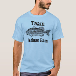 Camiseta Pesca de la lubina de Badass del equipo