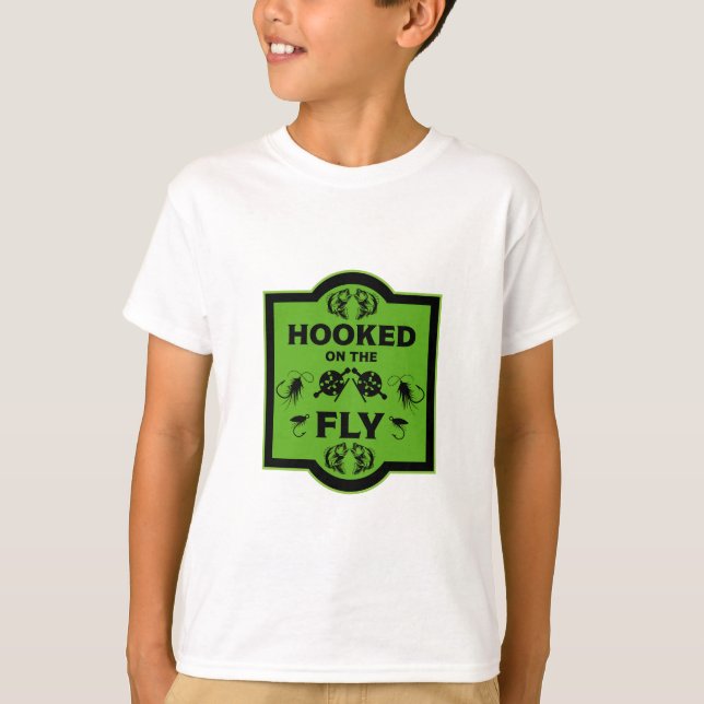 Camiseta Pesca de la mosca Alaska (Anverso)