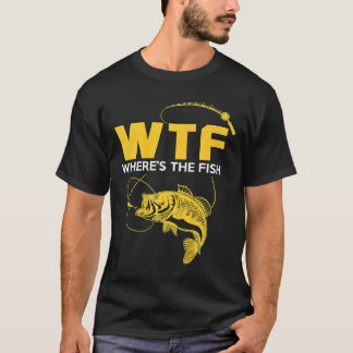 Camiseta Pesca De La Pesca Donde Está El Pescado