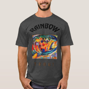 Camiseta Pesca de la trucha arcoiris para hombres y mujeres