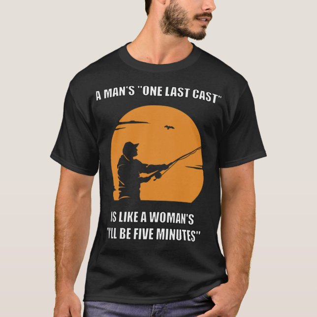 Camiseta Pesca de la última parrilla de pescador con bacala (Anverso)