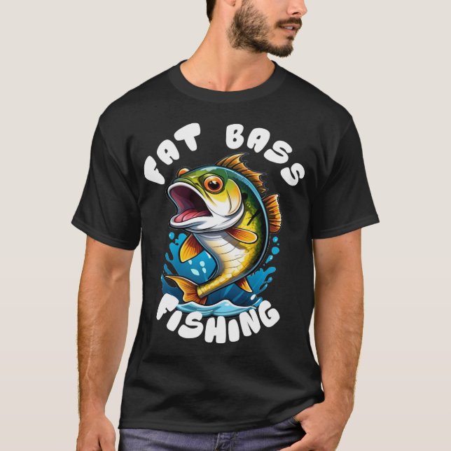 CAMISETA PESCA DE LOBINA GRASA (Anverso)