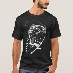 Camiseta Pesca de lubina Anzuelo de pesca Pescador Deporte 